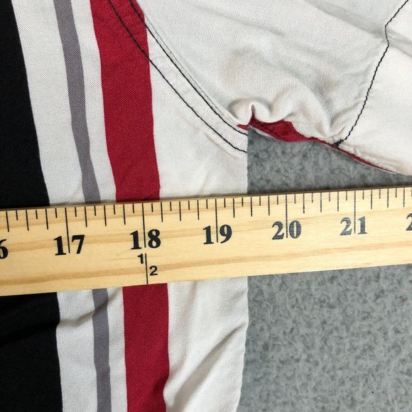 American Eagle Shirt Mens Medium White Striped Button Up Classiccore Preppy - Picture 7 of 9